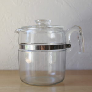 Vintage Flameware 9 cup kettle